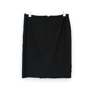 ARMANI COLLEZIONI | Black Virgin Wool Suit Skirt (8)